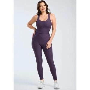 Croco Skin™ Leggings Dusk